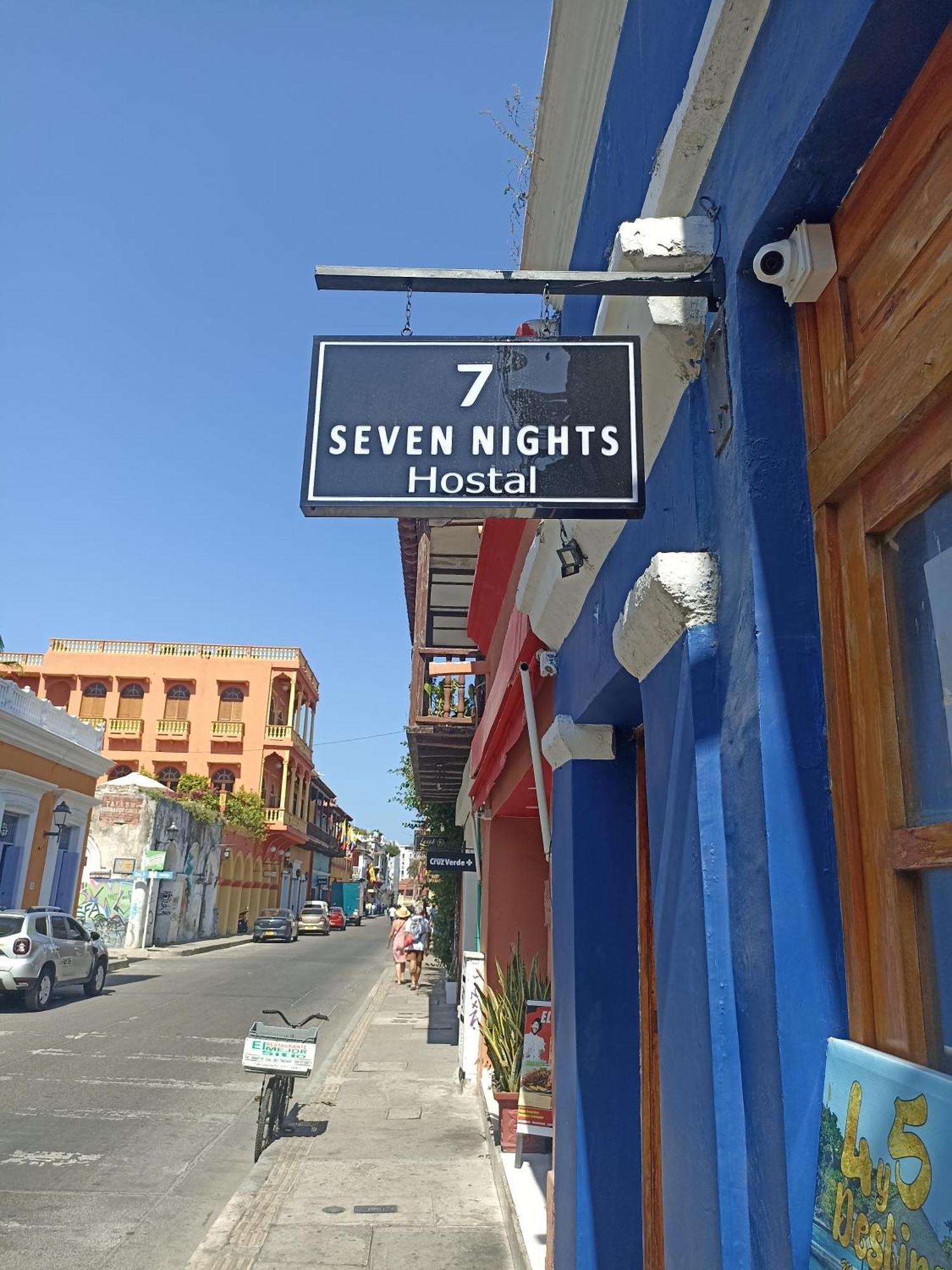 Seven Nights Hostel Cartagena  Exterior foto
